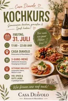 Kochkurs mit Rino im Casa Diavolo